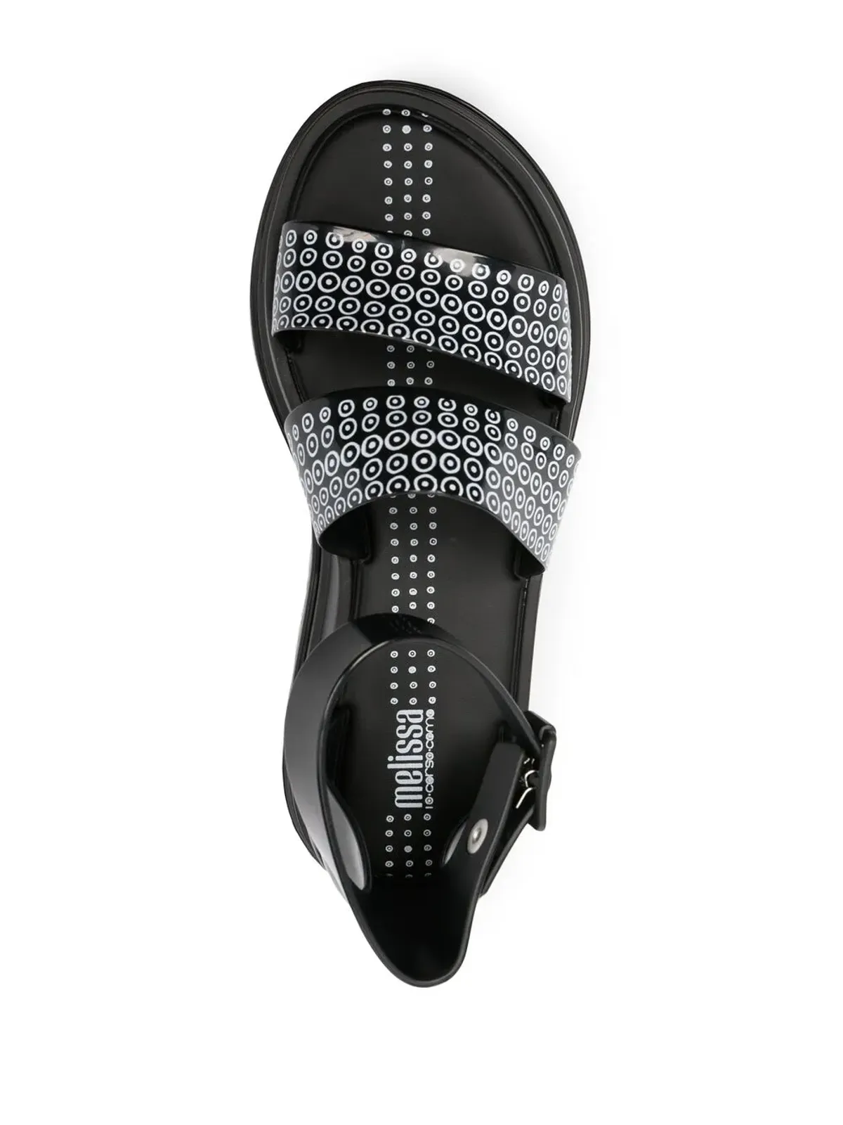10 CORSO COMO モノグラムプリントの厚底サンダル - 画像4