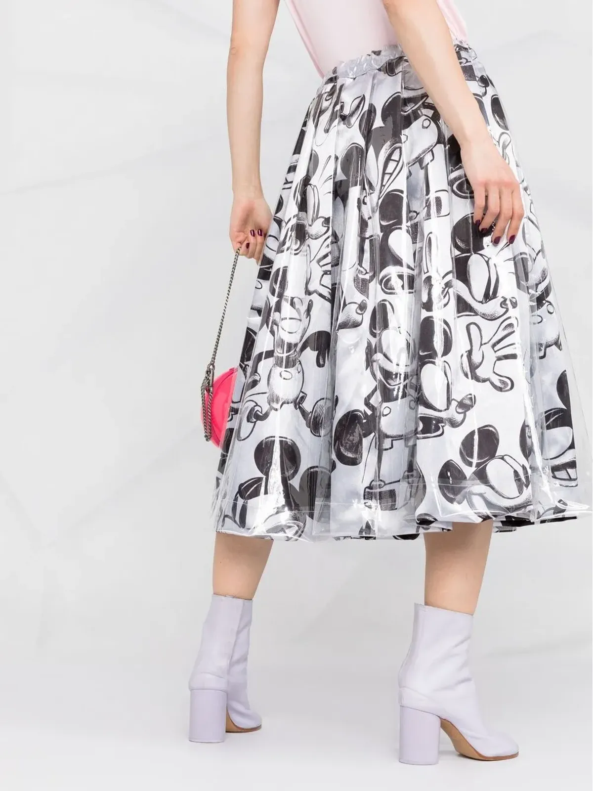Comme Des Garçons ミッキーマウスプリントスカート - 画像3