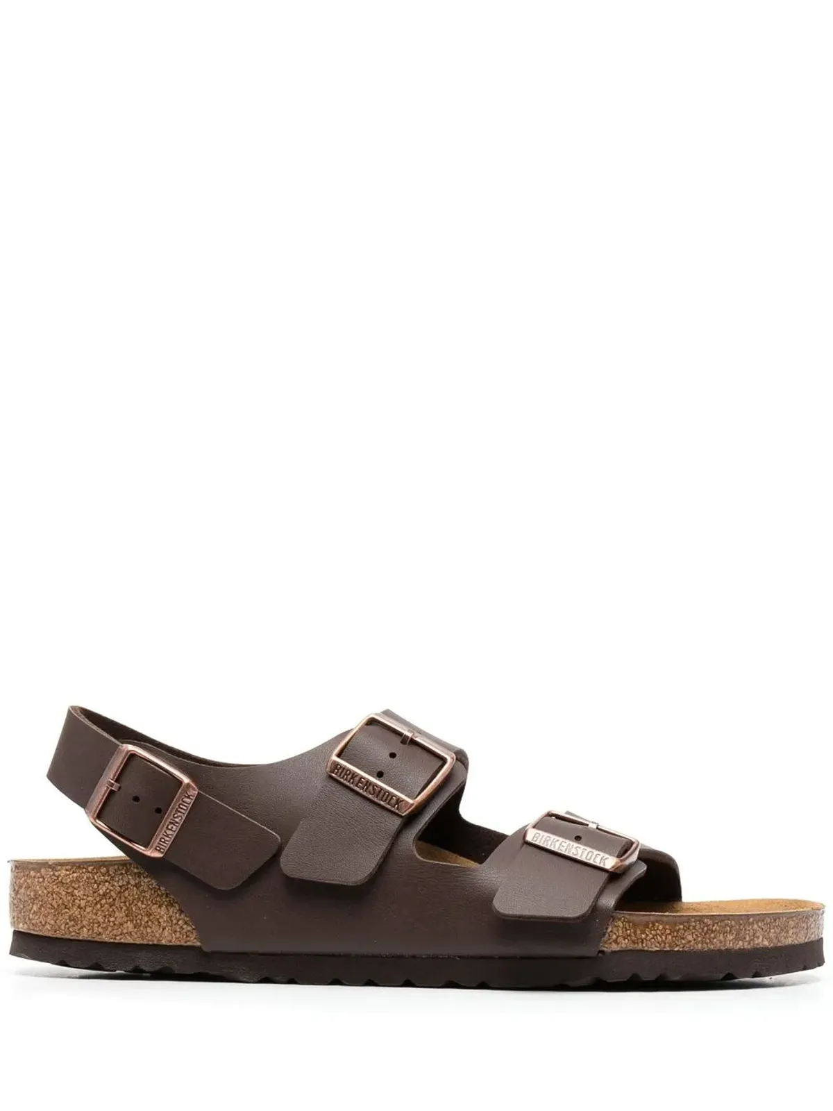 Birkenstock Milano double-buckle sandals - Brown - 画像1