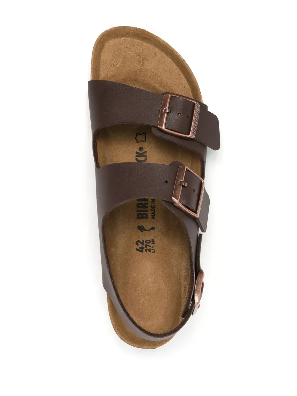 Birkenstock Milano double-buckle sandals - Brown - 画像4