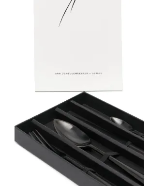 Ann Demeulemeester X Serax 鉄製カトラリーセット ブラック - サムネイル3