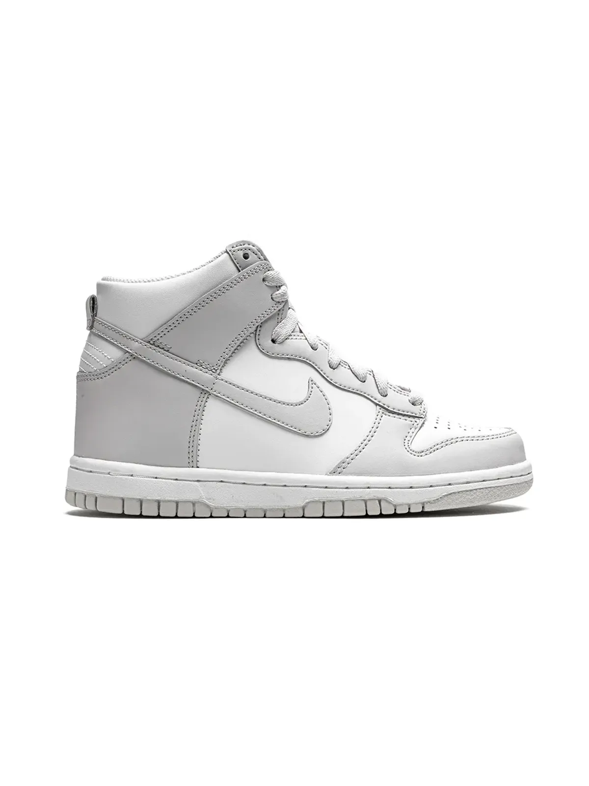 Nike Kids ダンクハイ ヴァストグレー スニーカー - 画像2