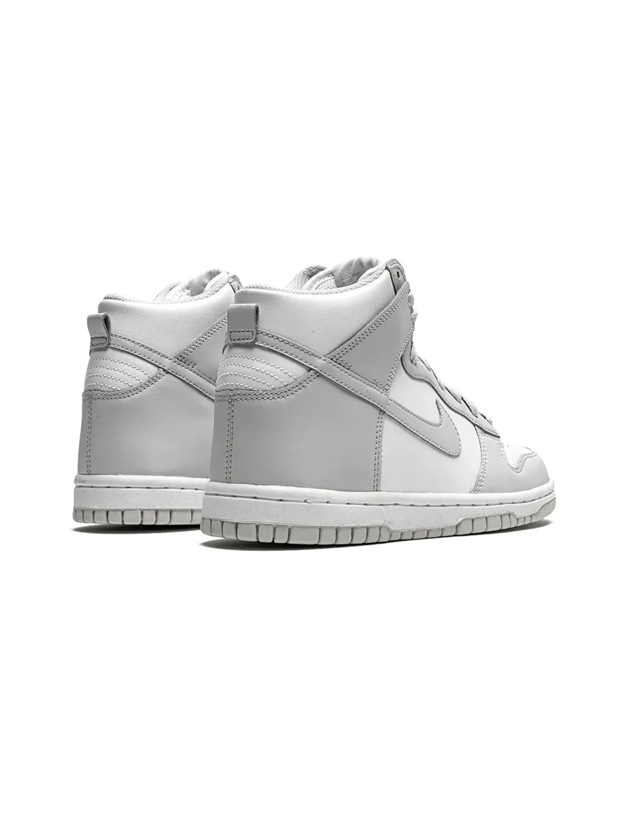 Nike Kids ダンクハイ ヴァストグレー スニーカー - 画像3
