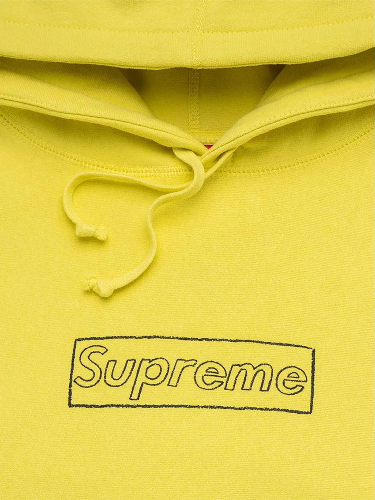 Supreme Kaws Chalk Logo ドローストリングパーカー - 画像3