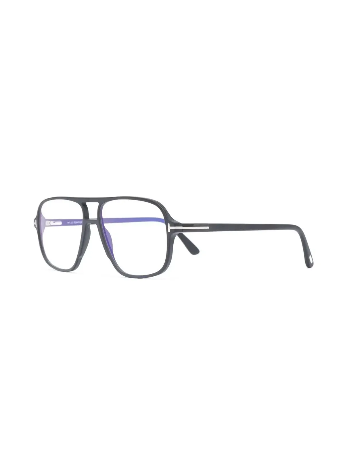 TOM FORD Eyewear FT5737-B パイロットフレーム眼鏡 - 画像2
