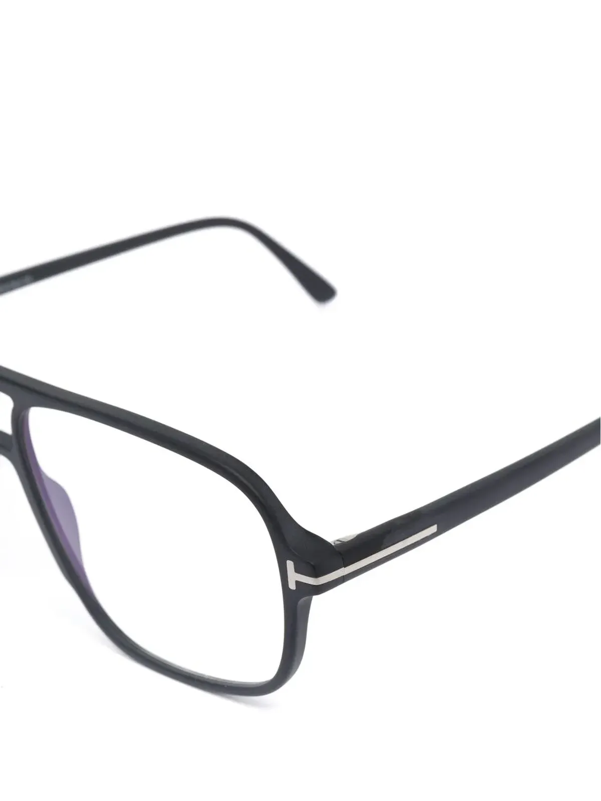 TOM FORD Eyewear FT5737-B パイロットフレーム眼鏡 - 画像3