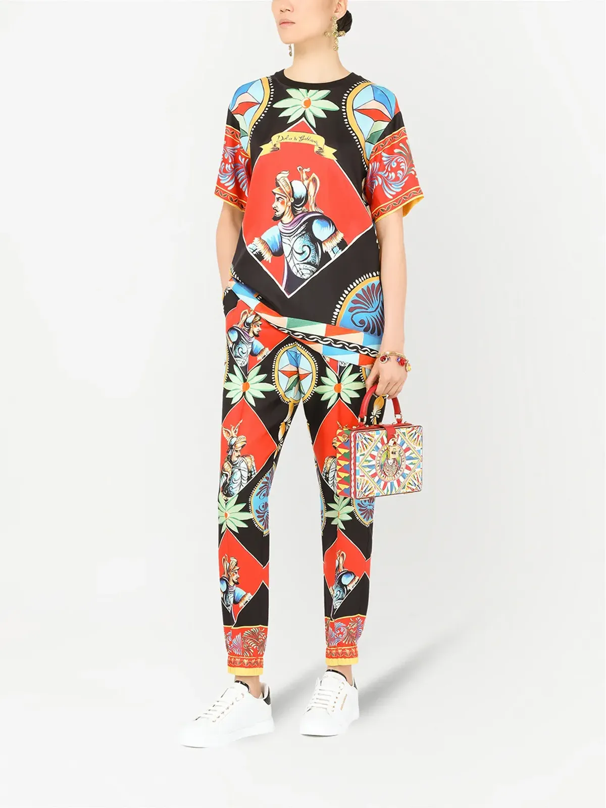 Dolce & Gabbana Carretto-print トラックパンツ - 画像2