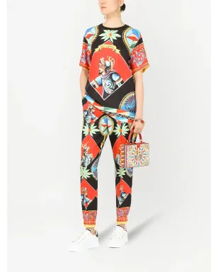 Dolce & Gabbana Carretto-print トラックパンツ - サムネイル2