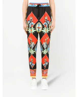 Dolce & Gabbana Carretto-print トラックパンツ - サムネイル3
