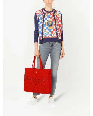 Dolce & Gabbana Carretto-print silk vest - Blue - サムネイル2