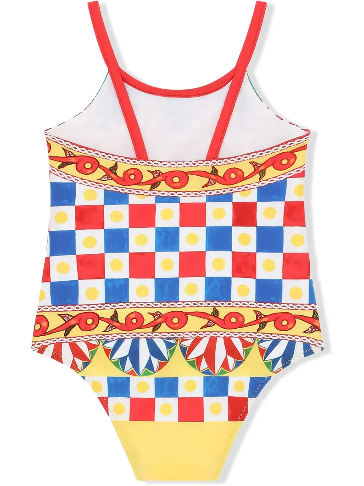 Dolce & Gabbana Kids Carrettoプリントのワンピース水着 - 画像2