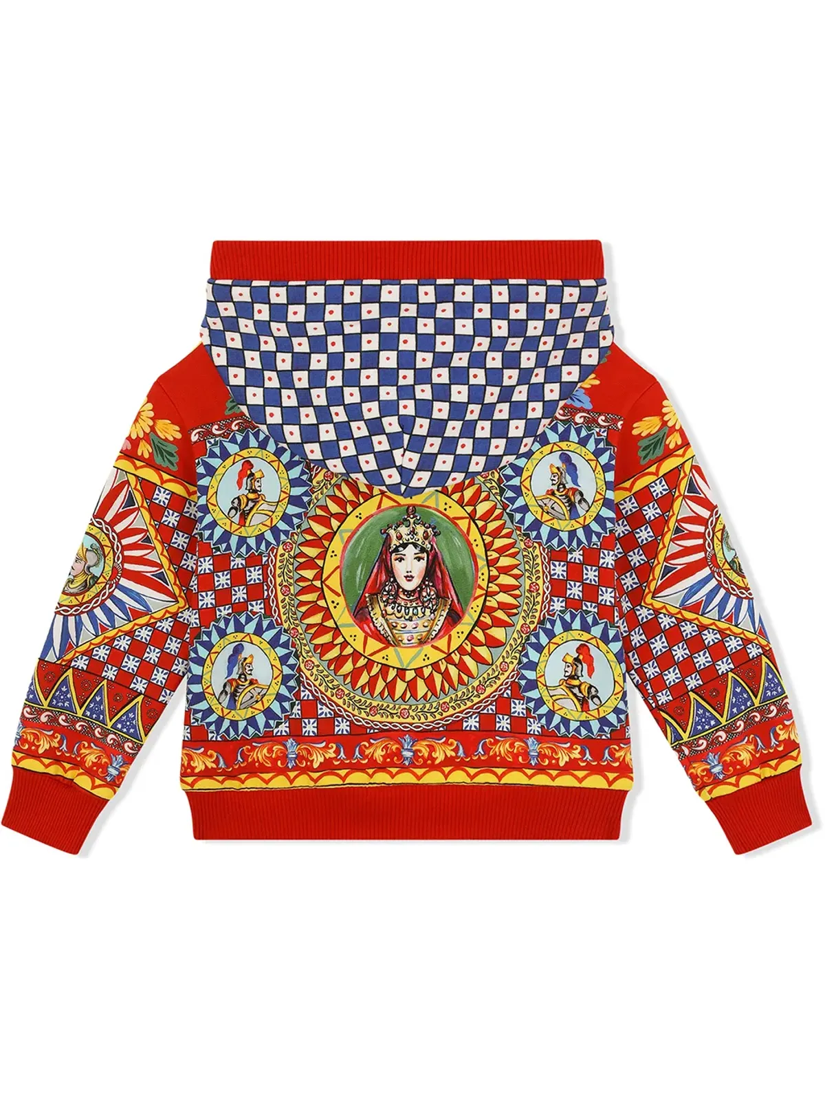 Dolce & Gabbana Kids Carrettoプリント ジップアップパーカー - 画像2
