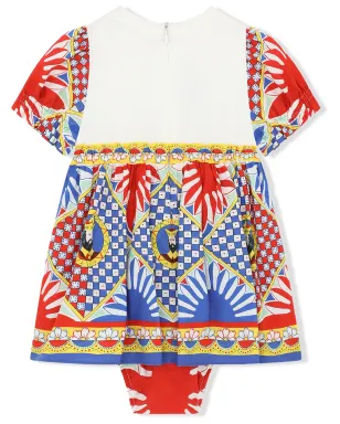 Dolce & Gabbana Kids Carrettoプリントのツーピースドレス - サムネイル2