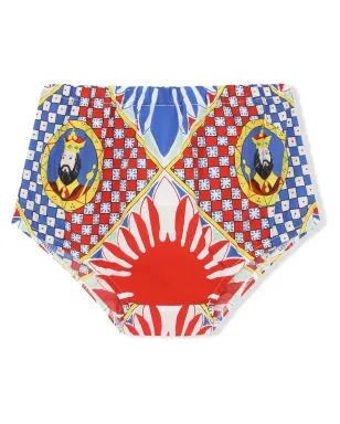 Dolce & Gabbana Kids Carrettoプリントのツーピースドレス - サムネイル3