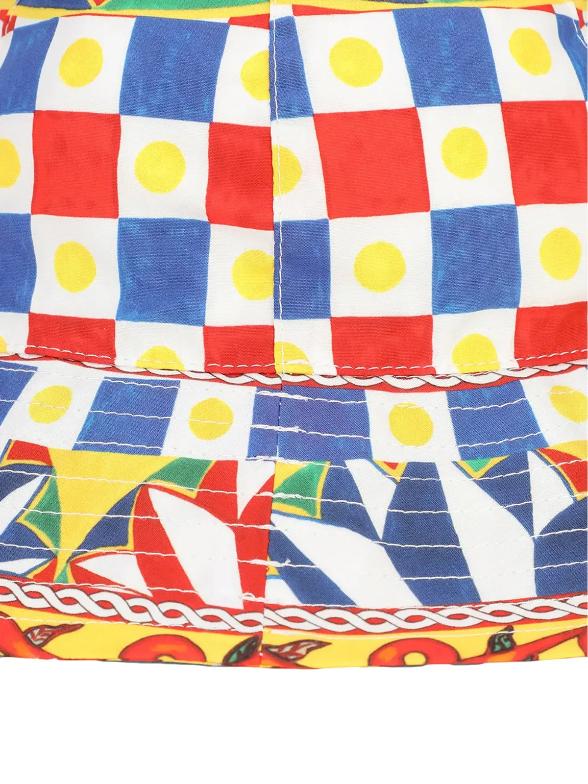 Dolce & Gabbana Kids カレットプリントのサンハット - 画像2