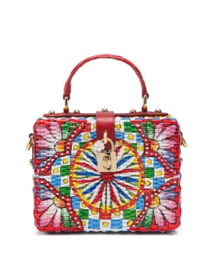 Dolce & Gabbana Dolce Box ウィッカー・トップハンドルバッグ - サムネイル1
