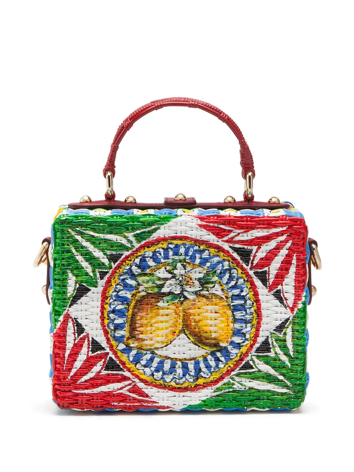 Dolce & Gabbana Dolce Box ウィッカー・トップハンドルバッグ - 画像2