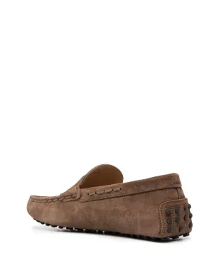 Tod's スエード ペニーローファー - サムネイル3
