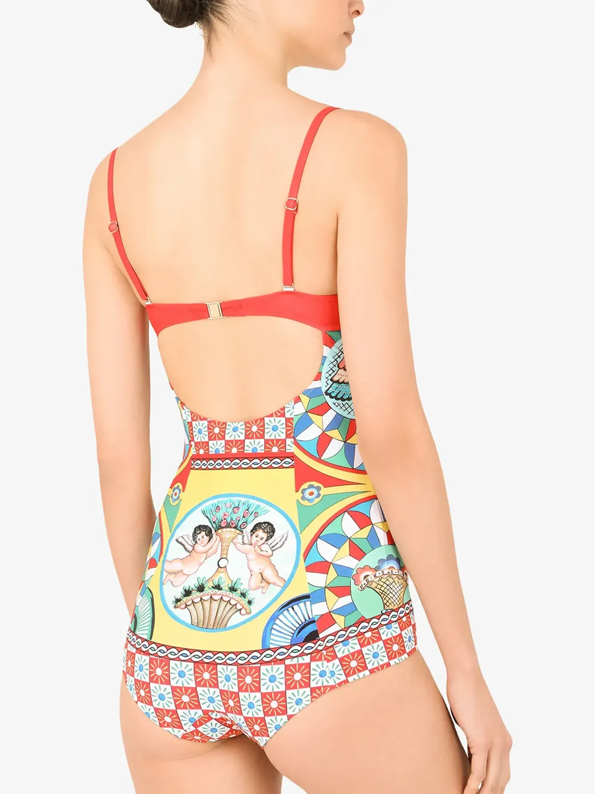 Dolce & Gabbana Carrettoプリント バルコネット水着 - 画像3