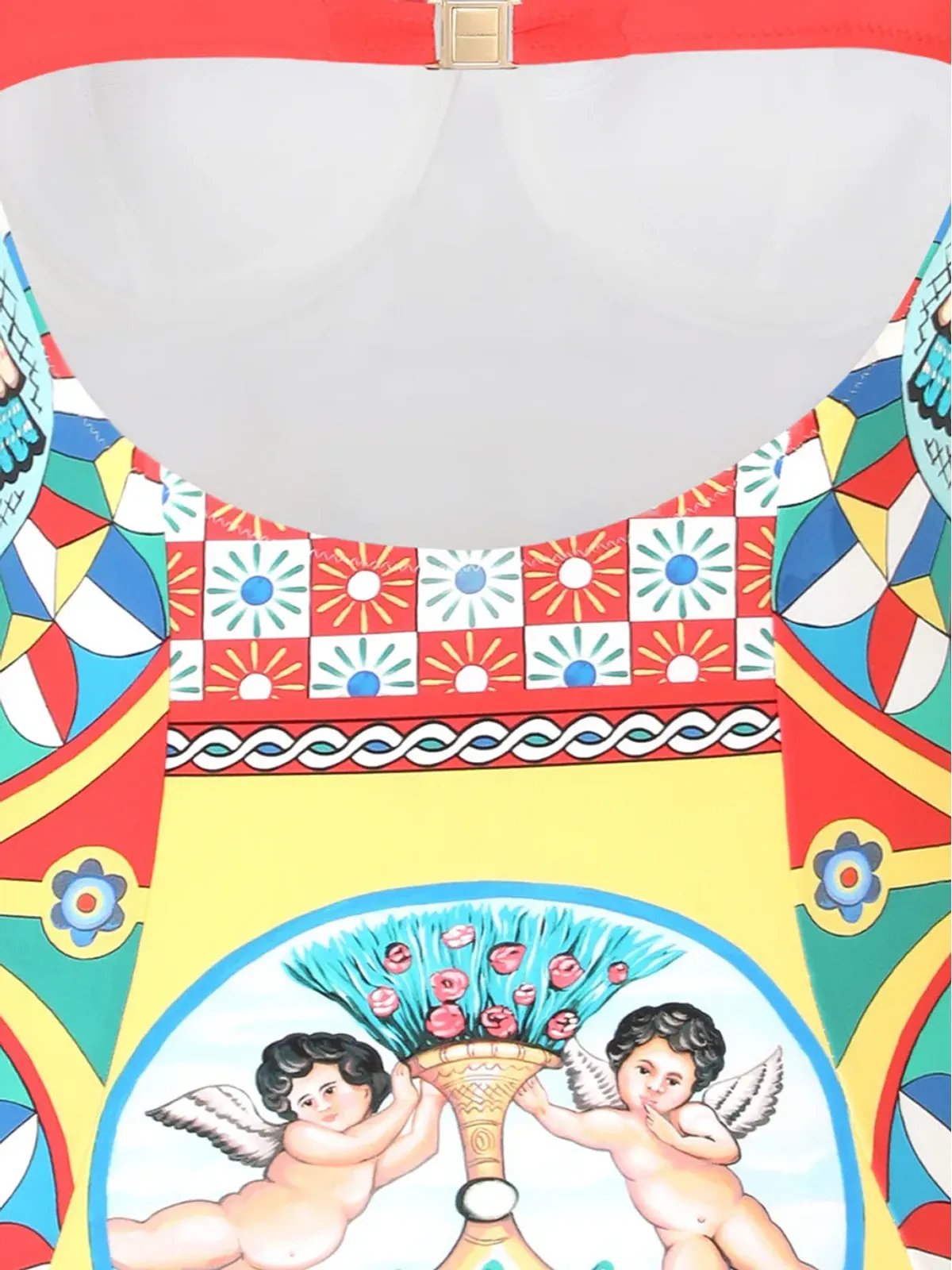 Dolce & Gabbana Carrettoプリント バルコネット水着 - 画像4