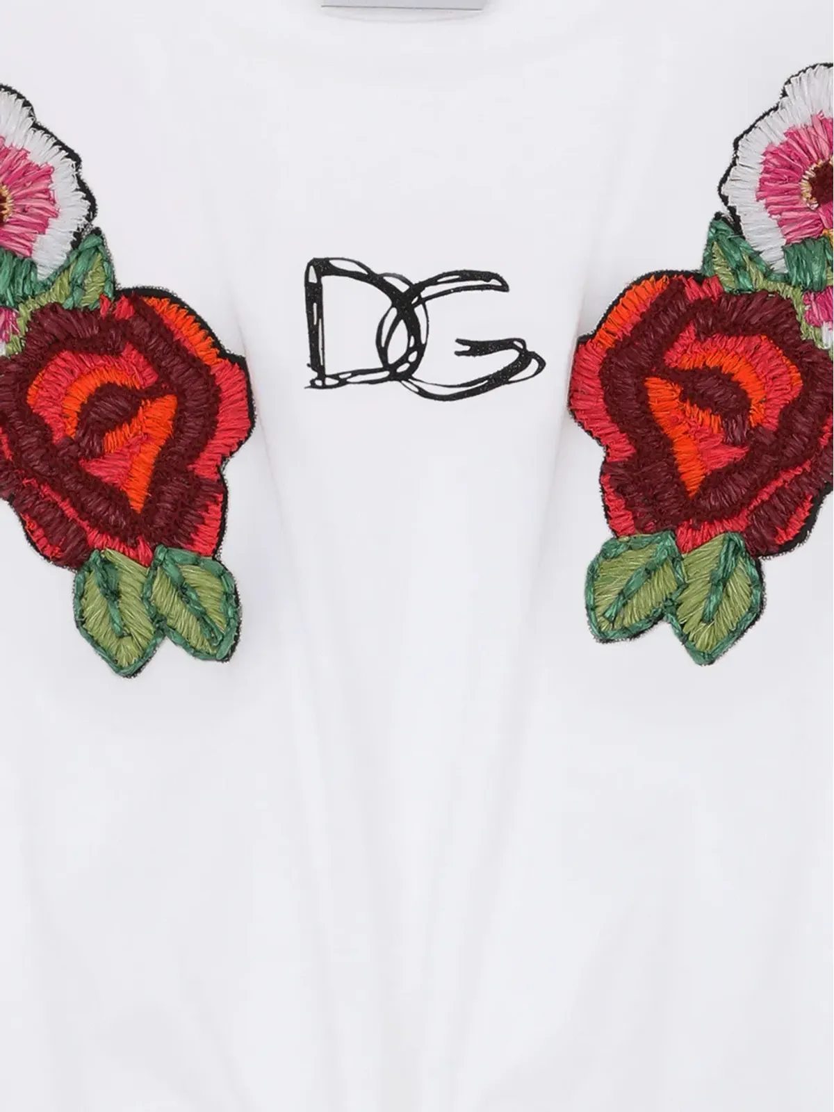 Dolce & Gabbana Kids ロゴプリント ノットディテール Tシャツ - White - 画像3