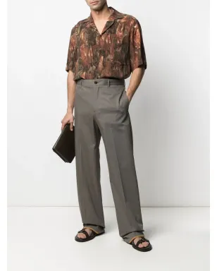 Ferragamo ストレートレッグ テーラードパンツ ブラウン - サムネイル2
