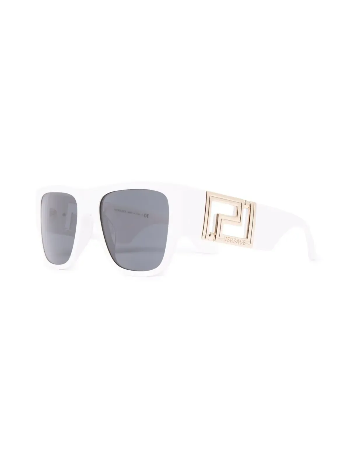 Versace Eyewear グレカ スクエアフレーム サングラス - 画像2