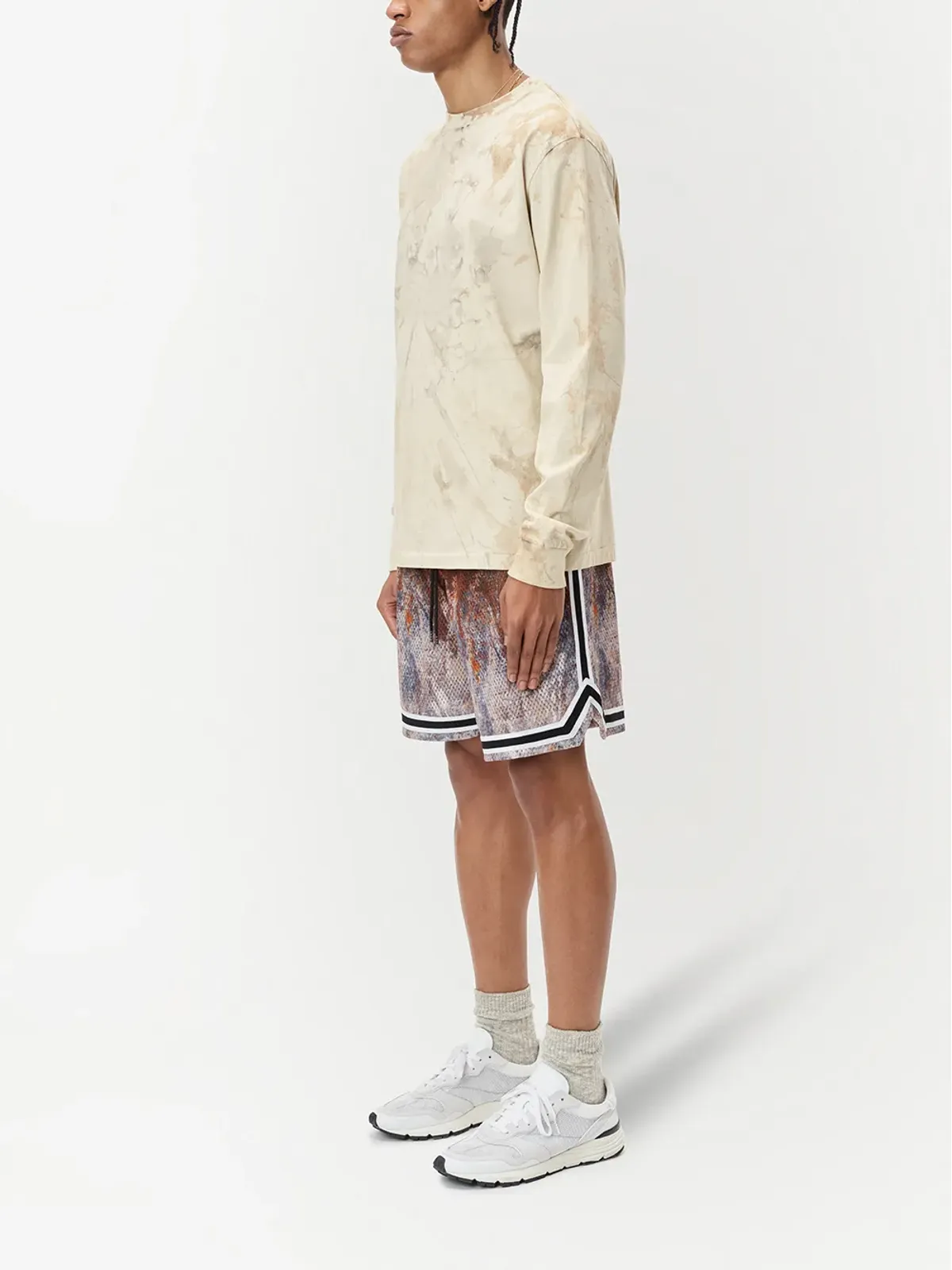 John Elliott タイダイ ロングスリーブ スウェットシャツ - 画像3