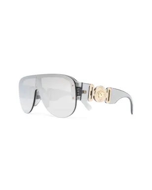 Versace Eyewear メデューサ パイロットサングラス - グレー - サムネイル2