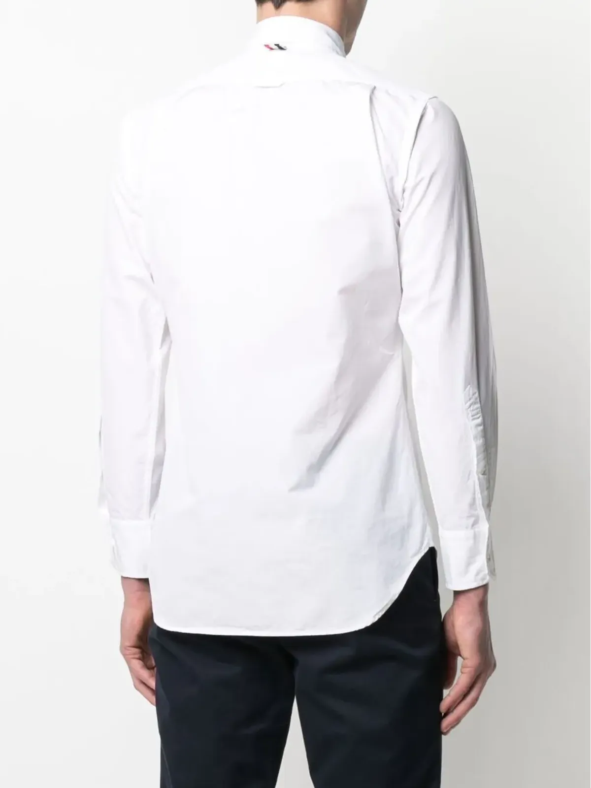 Thom Browne ボタンダウンRWBディテールシャツ - 画像4