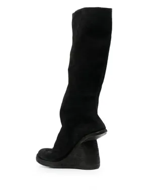 Guidi アシンメトリックヒール ニー ブーツ - サムネイル3
