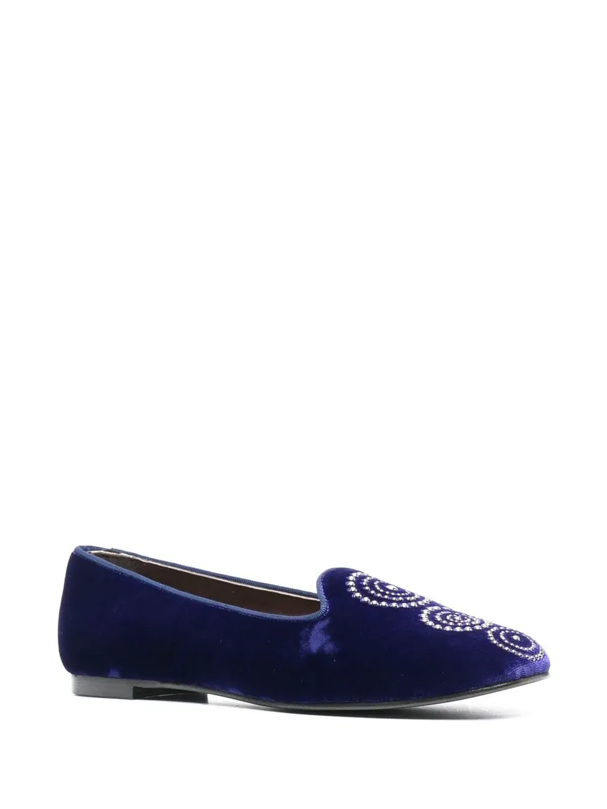 10 CORSO COMO x Castaner Zainab ベルベットスリッパ - ブルー - 画像2