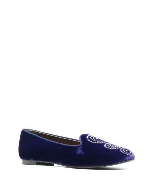 10 CORSO COMO x Castaner Zainab ベルベットスリッパ - ブルー - サムネイル2