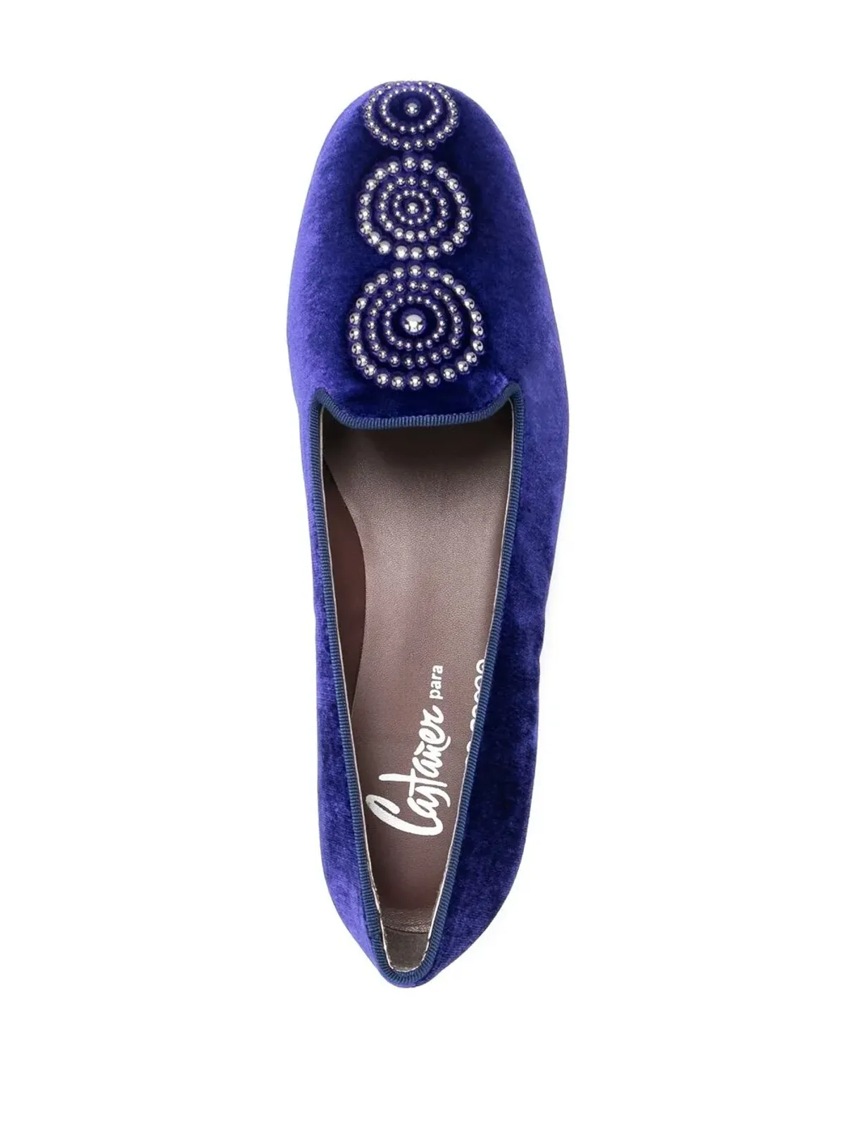 10 CORSO COMO x Castaner Zainab ベルベットスリッパ - ブルー - 画像4
