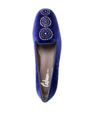 10 CORSO COMO x Castaner Zainab ベルベットスリッパ - ブルー - サムネイル4