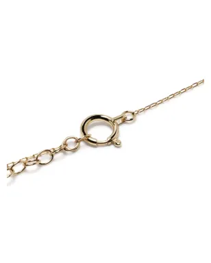 Mizuki 14kt イエローゴールド スター ダイヤモンド パール チェーン ネックレス - サムネイル4