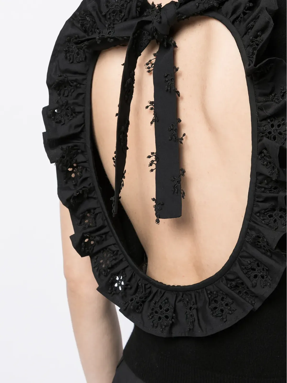 Cecilie Bahnsen ラッフル-トリム Tシャツ - 画像5