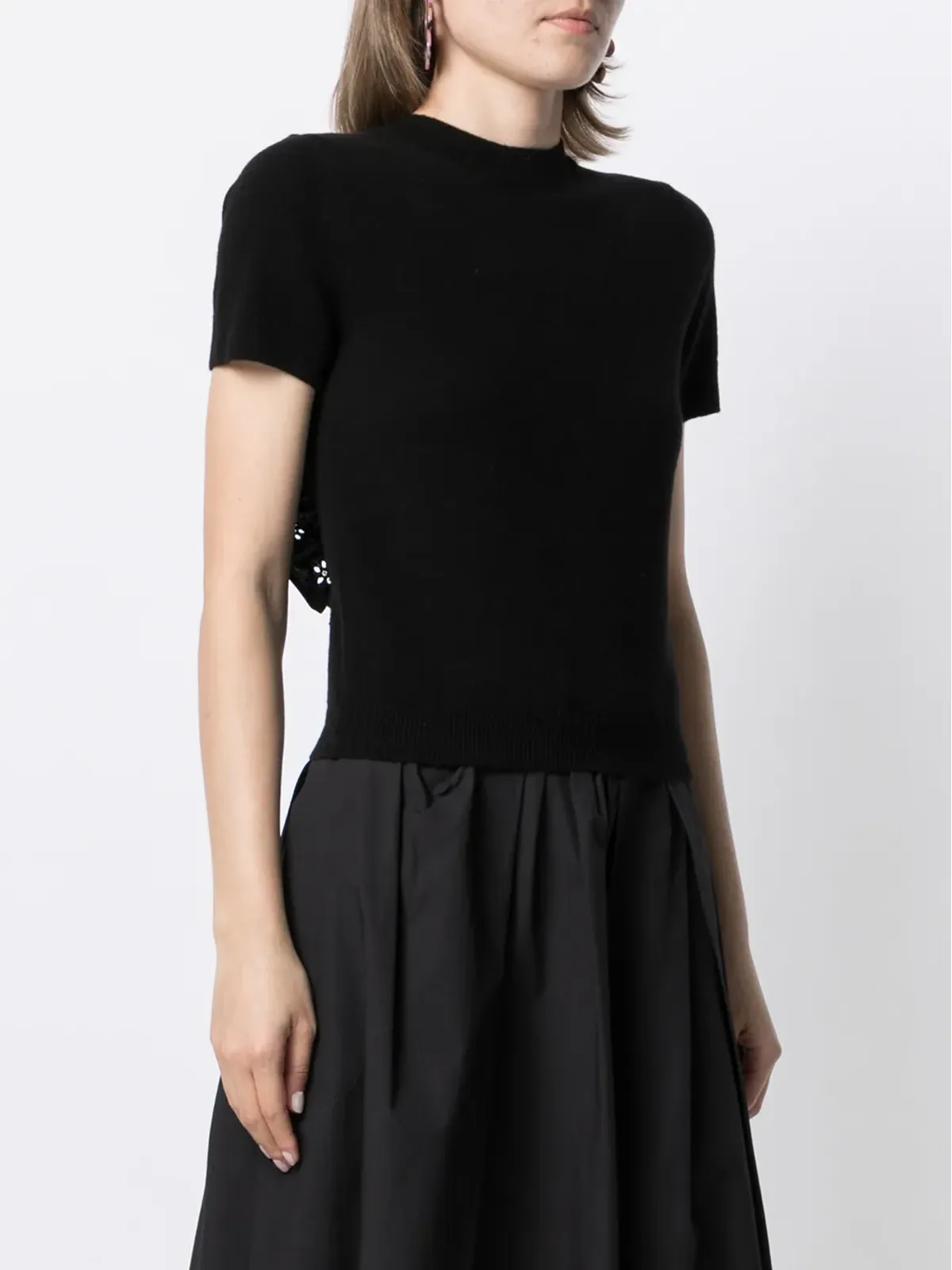 Cecilie Bahnsen ラッフル-トリム Tシャツ - 画像3
