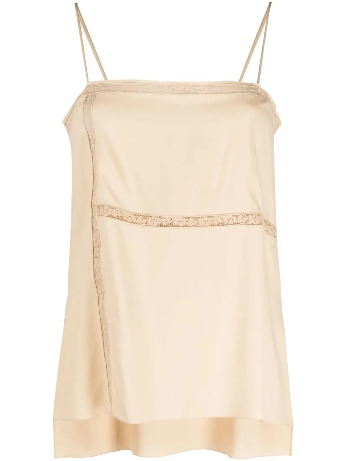 Chloé レーストリム ハイローキャミソール - 画像1