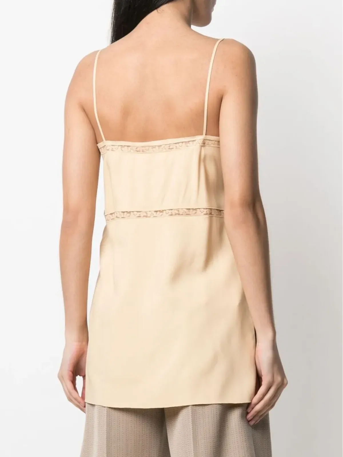 Chloé レーストリム ハイローキャミソール - 画像4