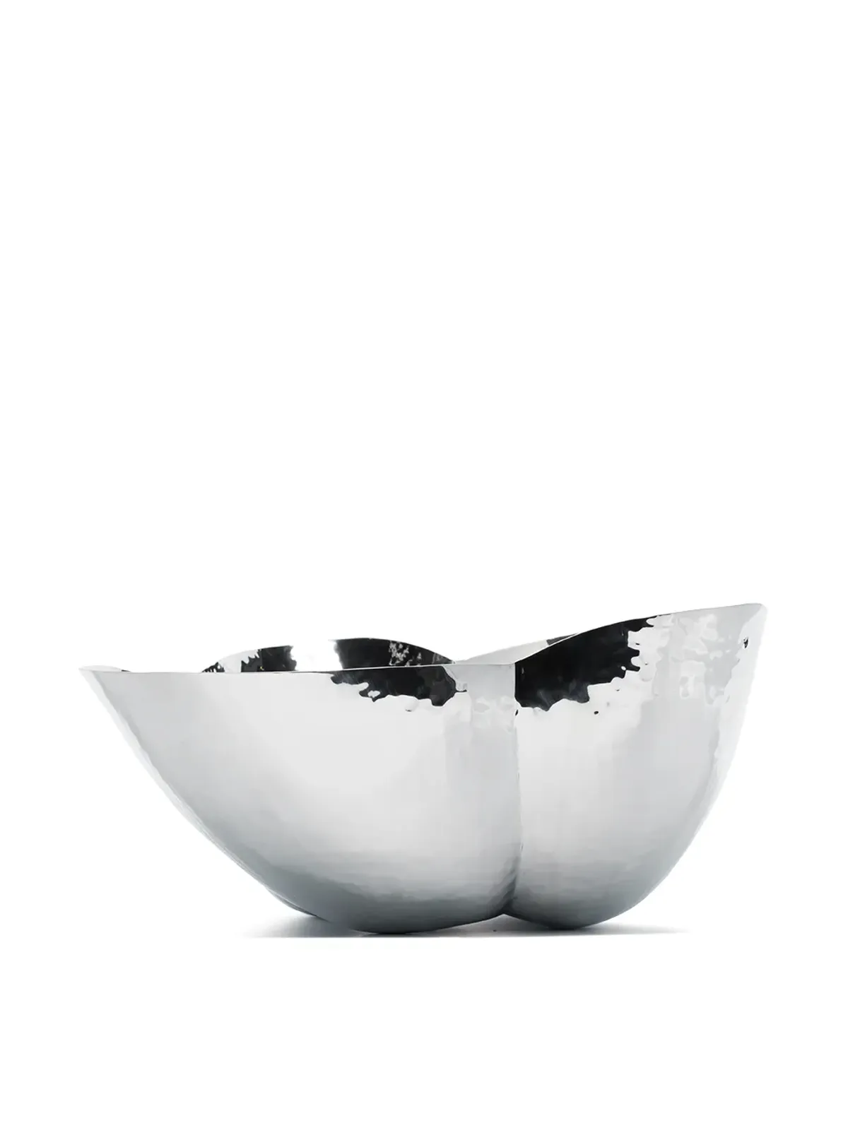 Tom Dixon クラウド ハンマー加工の彫刻ボウル - シルバー - 画像2