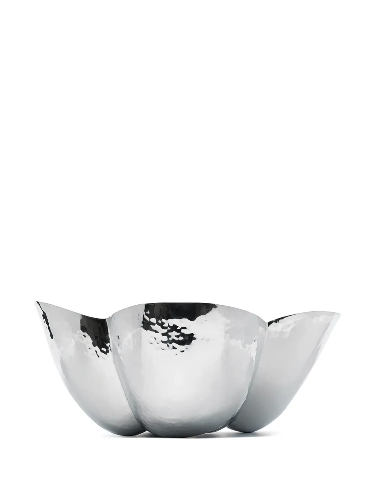 Tom Dixon クラウド ハンマー加工の彫刻ボウル - シルバー - 画像3
