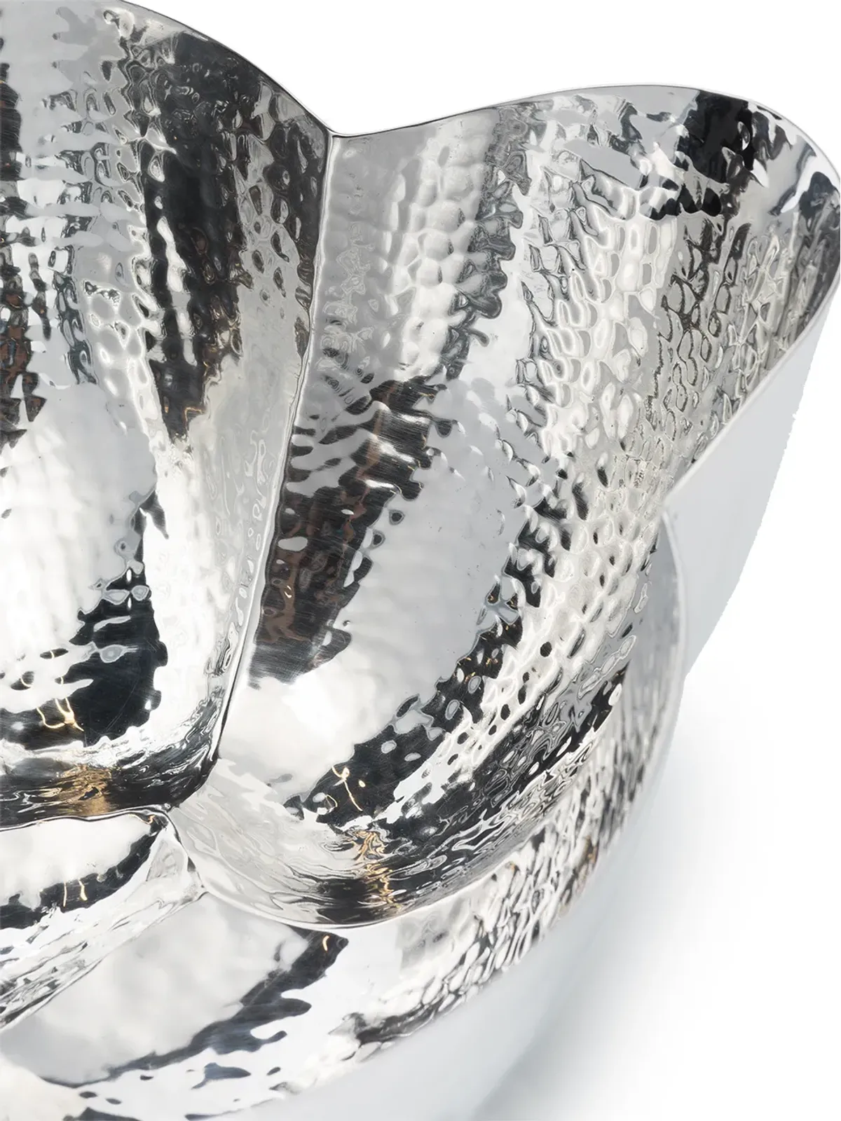 Tom Dixon クラウド ハンマー加工の彫刻ボウル - シルバー - 画像4