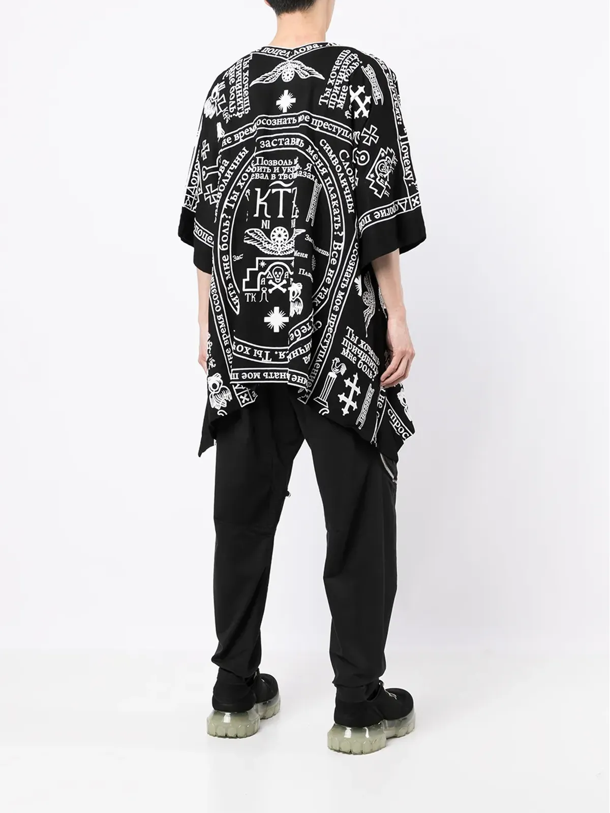 KTZ チャーチプリント カフタンシャツ - 画像5
