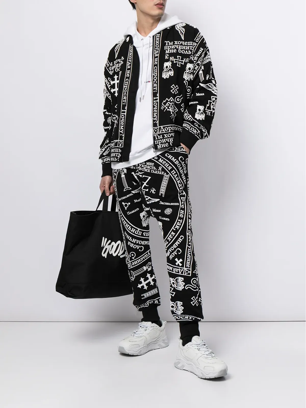 KTZ ドロップクロッチ トラックパンツ - 画像2