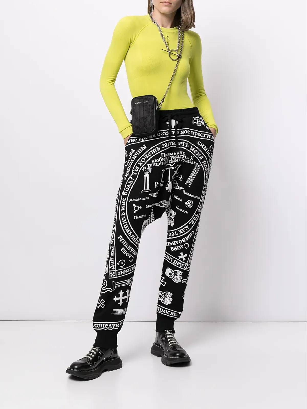 KTZ ドロップクロッチ トラックパンツ - 画像3