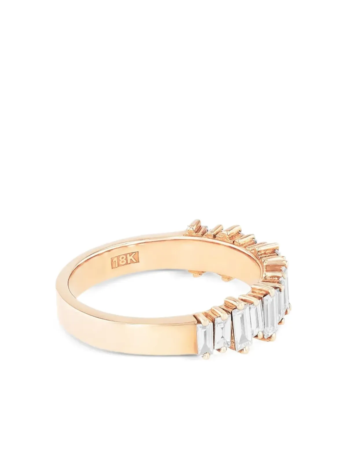 Suzanne Kalan 18K rose gold Bold diamonds ring - Pink - 画像3