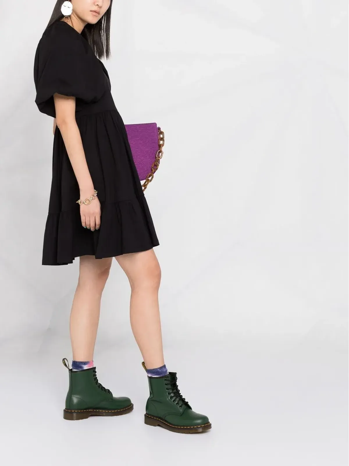 MSGM パフスリーブミニドレス - 画像5