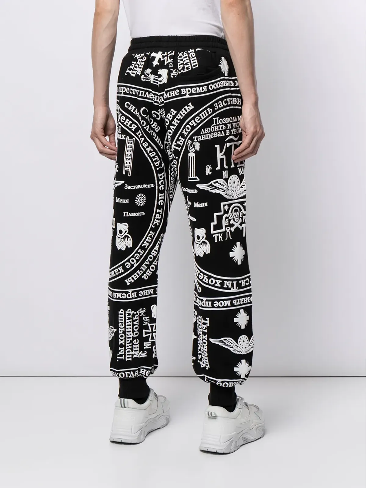KTZ チャーチプリント ジョギングパンツ - ブラック - 画像5