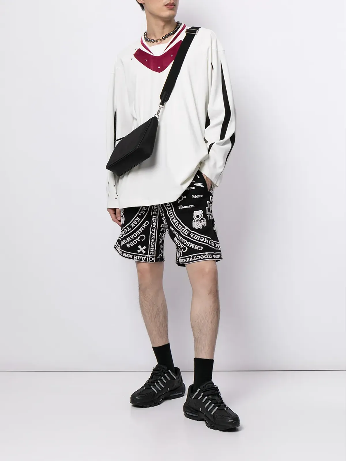 KTZ チャーチプリント トラックショーツ - 画像2